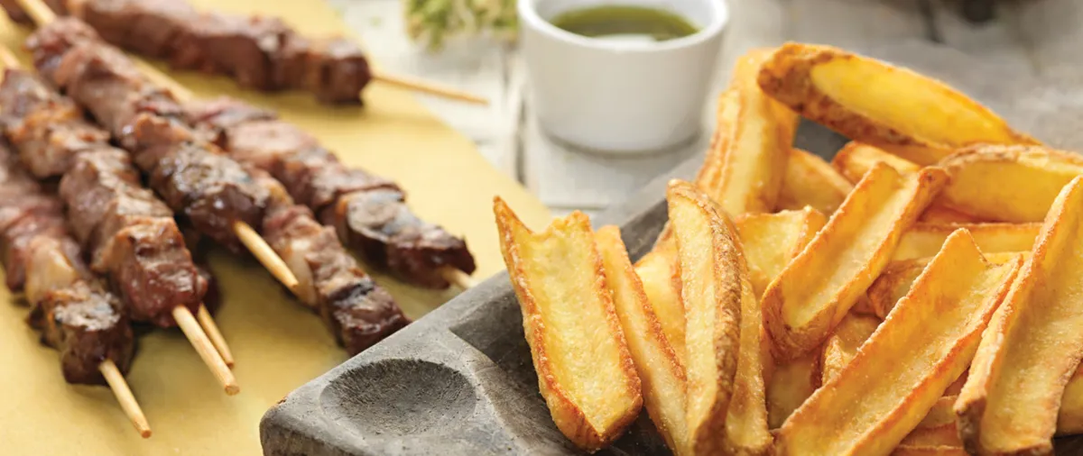 Italian Menu Arrosticini and Connoisseur Rustic Fry 3874