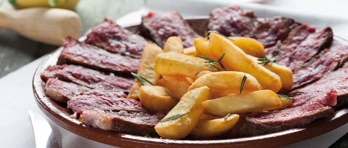 Spanish Menu Chuletón and Connoisseur Fries 3815